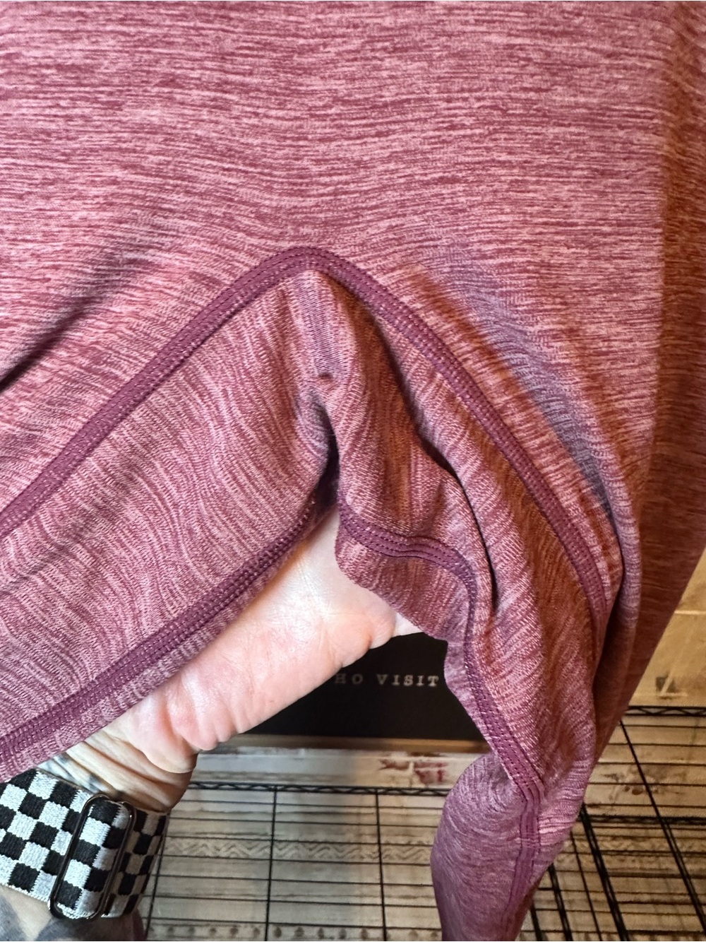 Vitality Daydream Mauve Women's Leggings XXXL Crossover High-Waisted Pull On - Picture 7 of 10